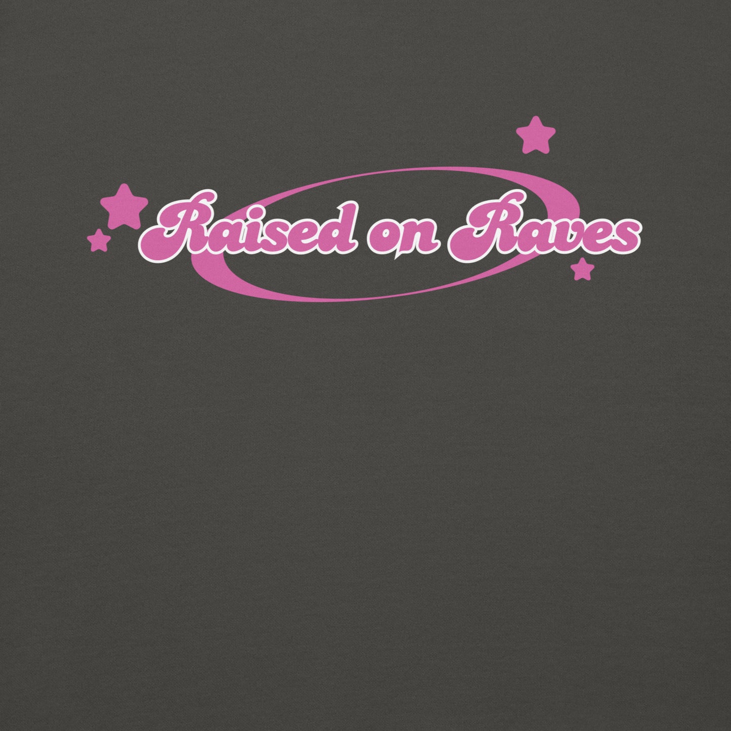 Gen X hoodie Raised on Raves vintage black logo variant by N.X. Originals