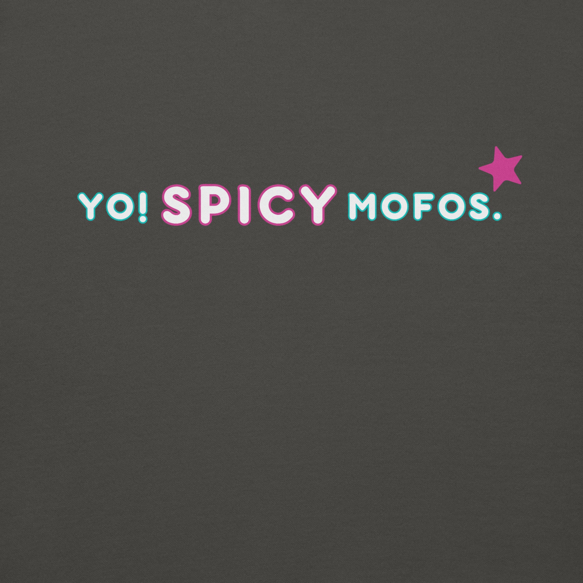 Gen X hoodie Yo! Spicy MOFOS pink-blue logo variant by N.X. Originals