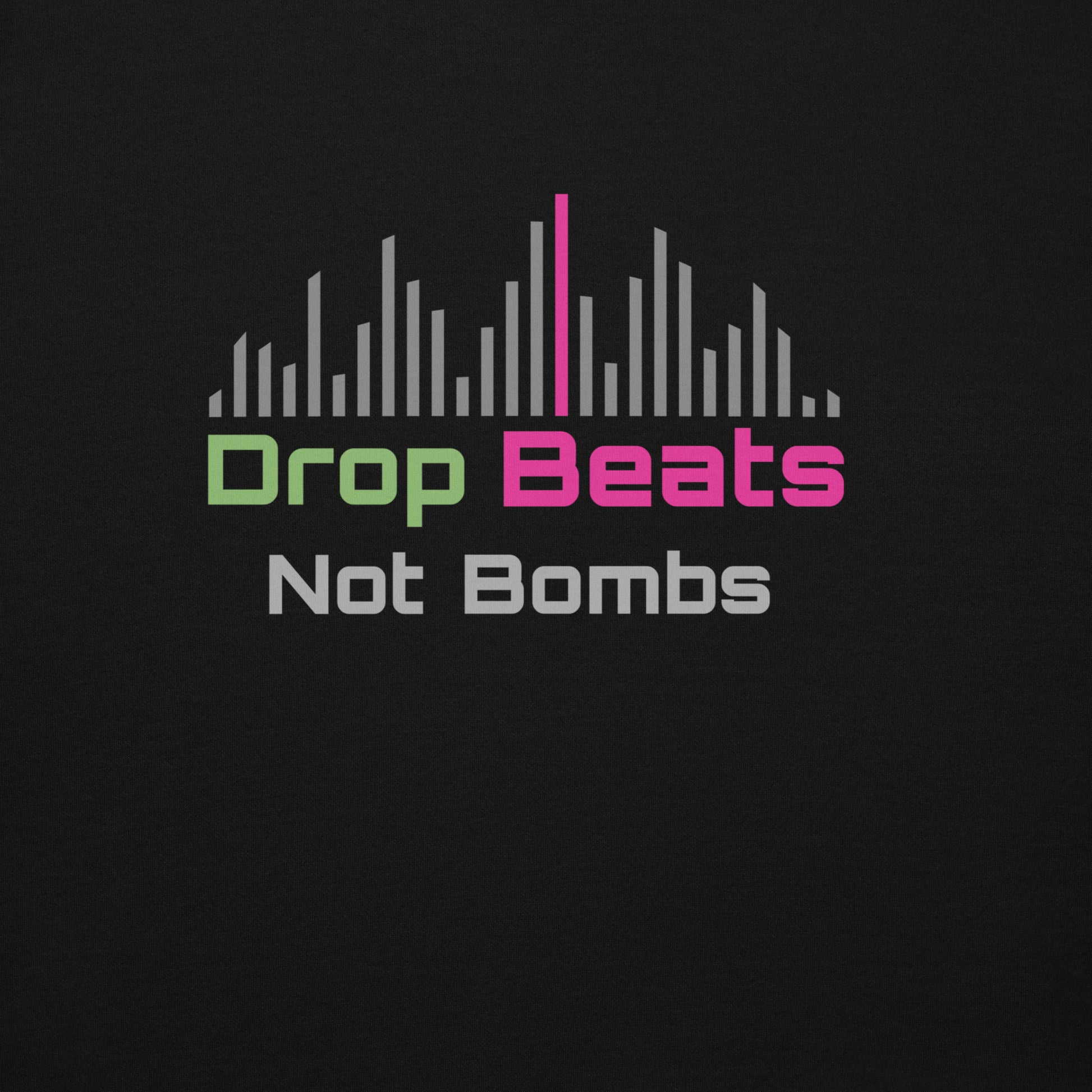 Gen X shirt Drop Beats Not Bombs black logo variant by N.X. Originals