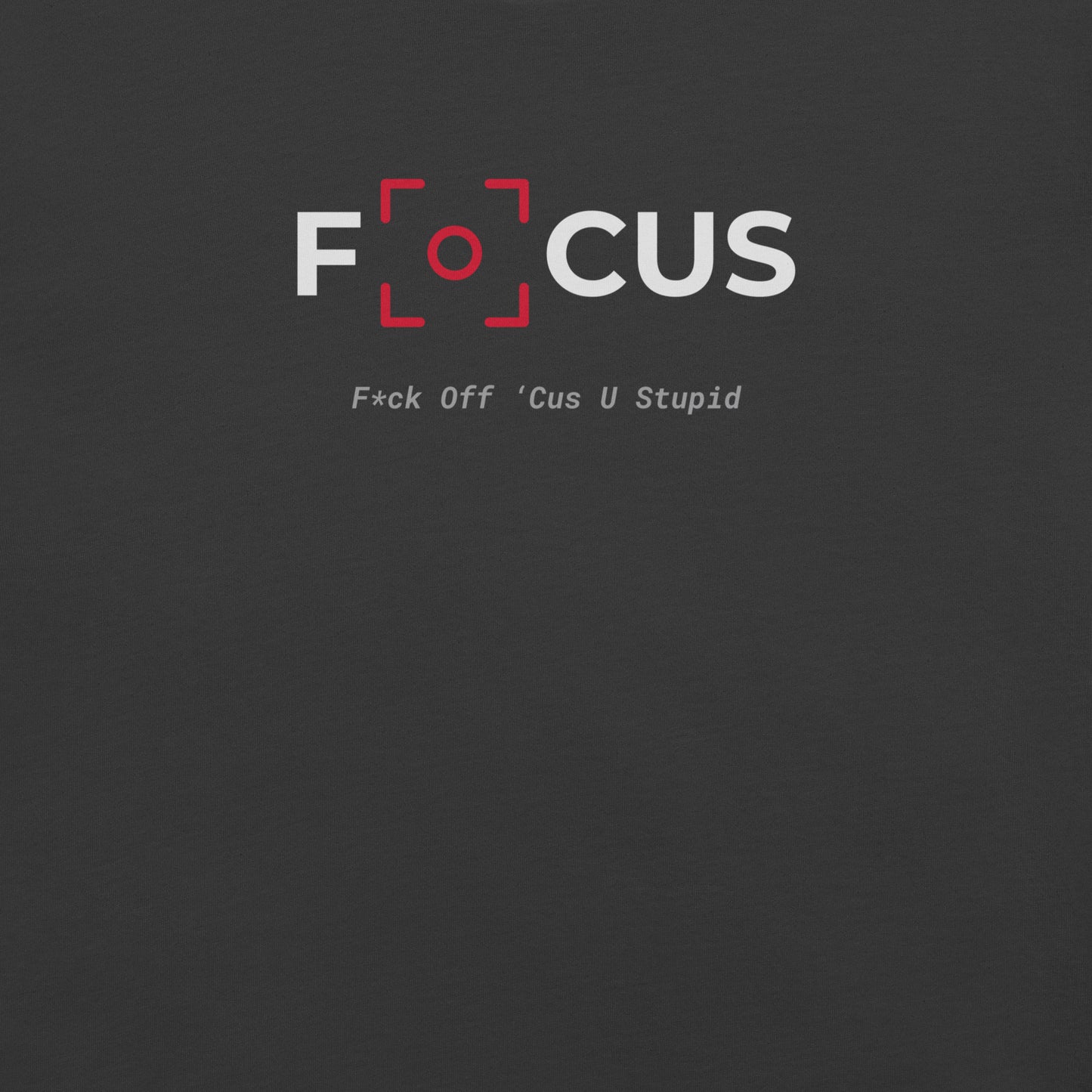Gen X shirt F.O.C.U.S. dark grey logo variant by N.X. Originals