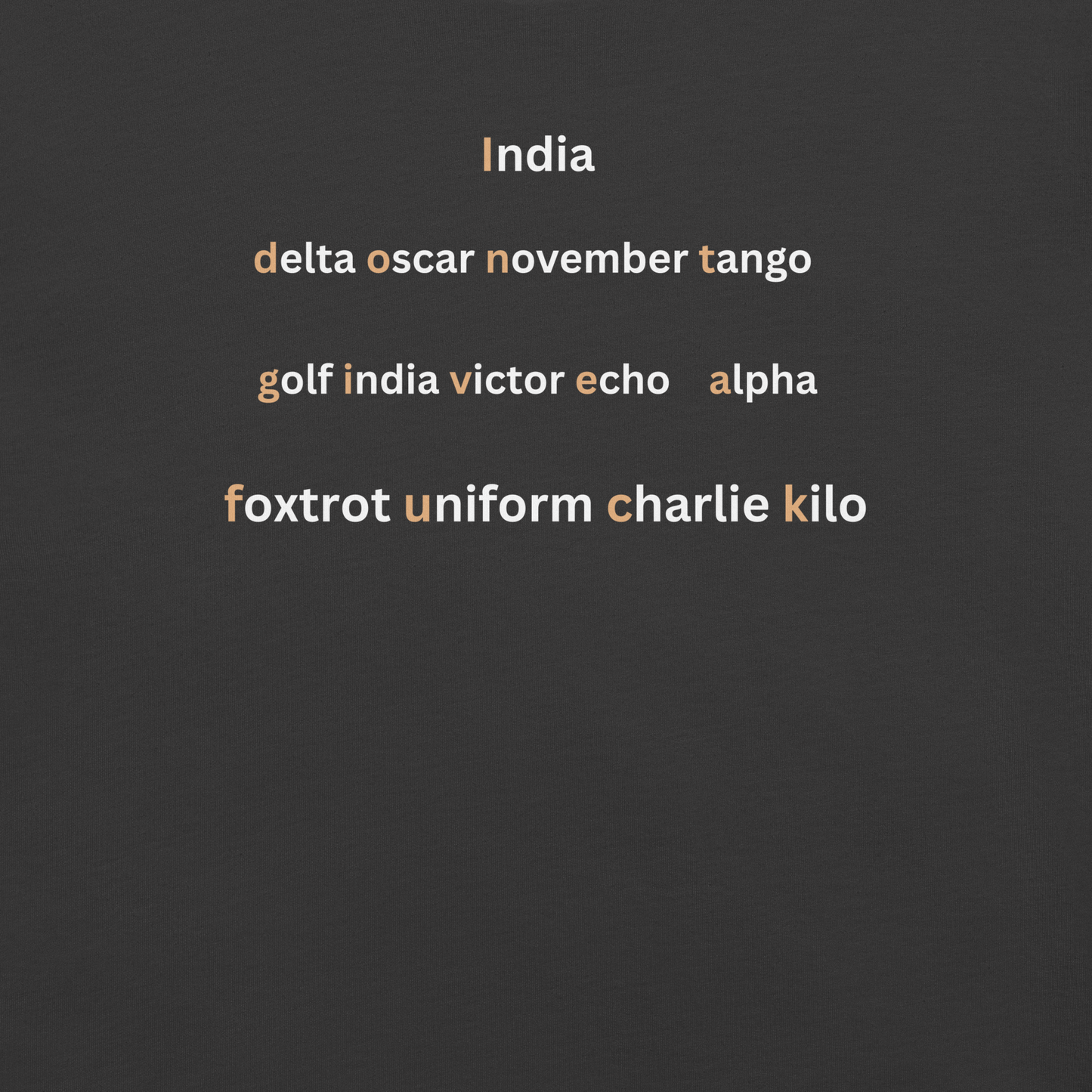 Gen X shirt Secret Code dark grey logo variant by N.X. Originals