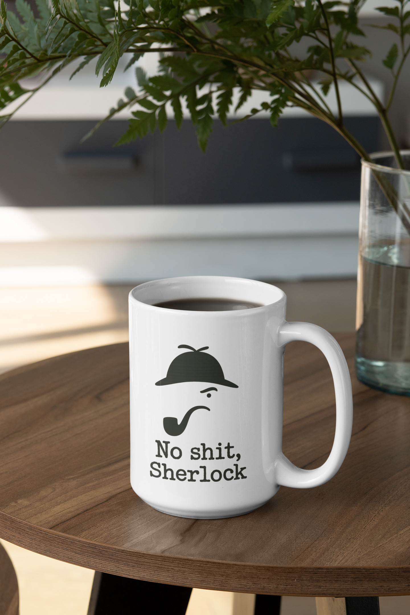 Gen X mug No Shit Sherlock by N.X. Originals – sarcastic retro mug
