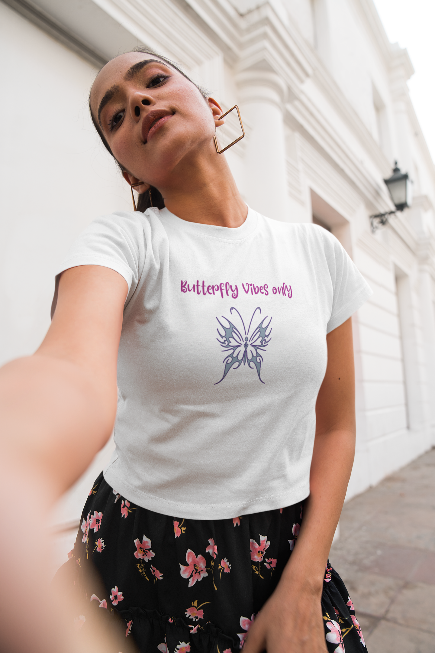 Gen X shirt Butterfly Vibes Only by N.X. Originals – Y2K retro butterfly design