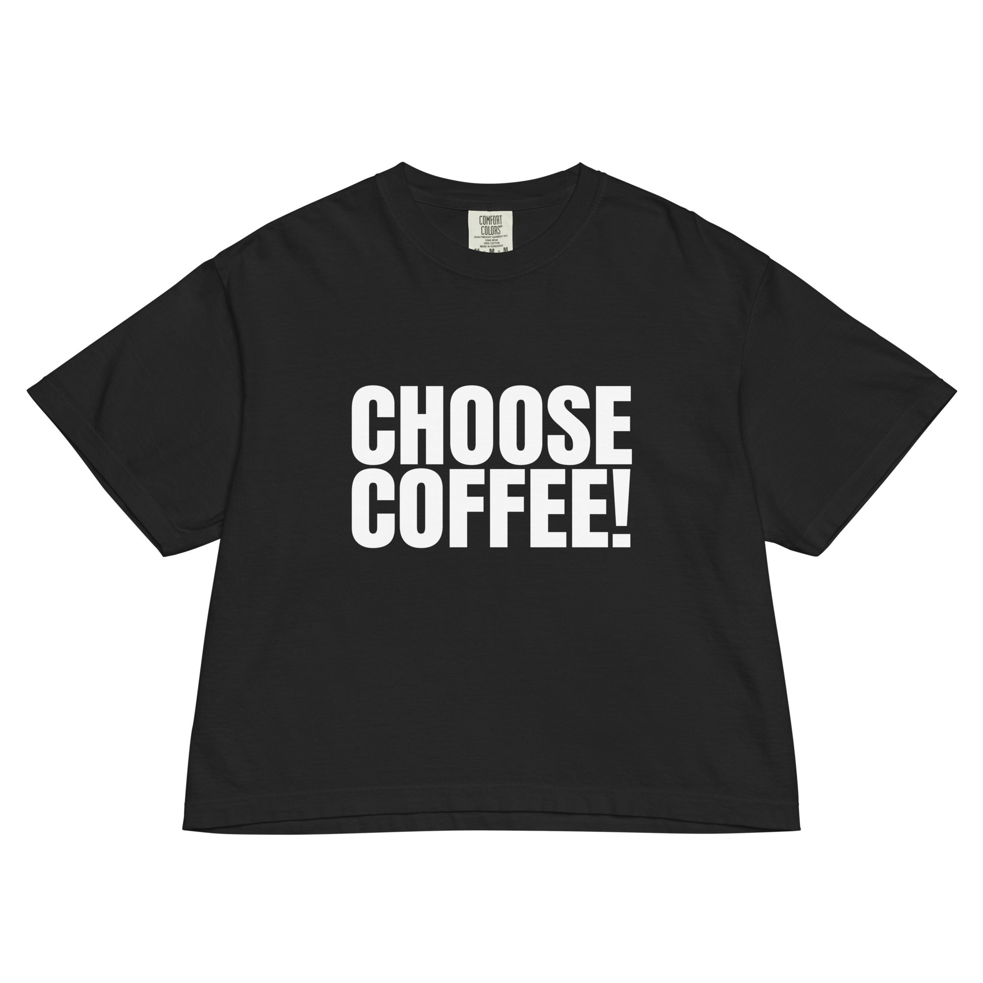 Gen X shirt Choose Coffee black logo variant by N.X. Originals