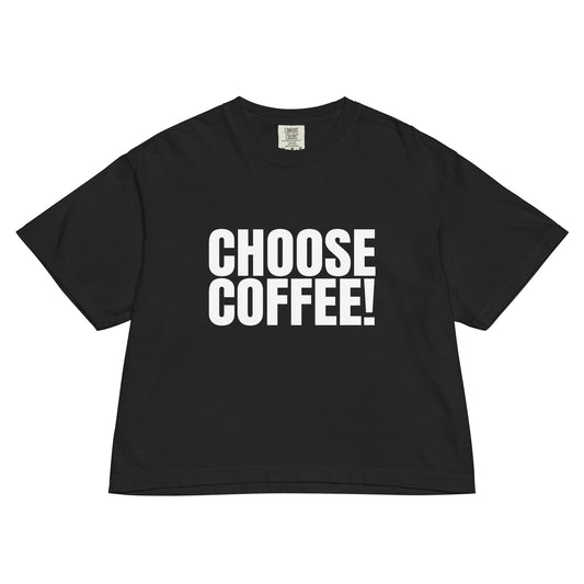 Gen X shirt Choose Coffee black logo variant by N.X. Originals