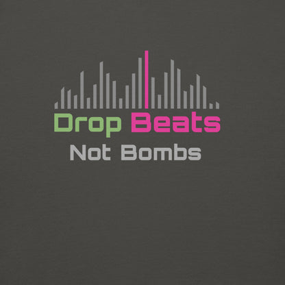 Gen X shirt Drop Beats Not Bombs vintage black logo variant by N.X. Originals