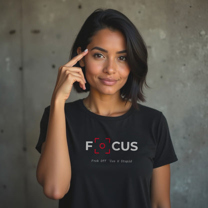 Gen X shirt F.O.C.U.S. by N.X. Originals – retro sarcasm design