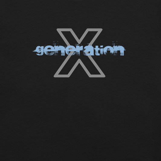 Gen X shirt Generation X Grunge black variant by N.X. Originals – 90s retro print