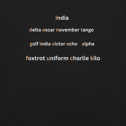 Gen X shirt Secret Code black logo variant by N.X. Originals